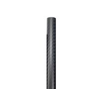 Tubo de fibra de carbono Tubo de fibra carbono alta resistencia, sarga mate, varillas huecas lisas 3K for modelado RC, 1 pieza(20x17x1100mm)