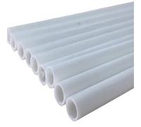 Tubo de fibra de vidrio bIanco de 10 Uds., tubo rígido de fibra de vidrio hueco aislado de alta resistencia de 1000mm(5x3x1000mm)