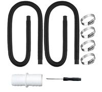 Tubo de filtro de piscina - Kit de sustitución de 8 piezas para manguera de piscina - Accesorios para jardín desagüe limpieza exterior mantenimiento