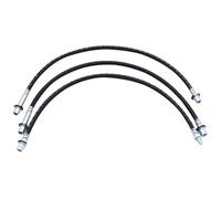 Tubo de freno de automóvil Kit De 3 Mangueras Freno Extendidas Delanteras Y Traseras Para Hilux LN106 LN46 LN60 LN65 RN105 YN65 YN67 Línea de freno manguera tubo