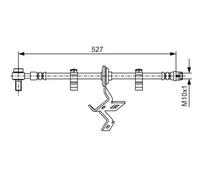 Bosch Latiguillo de freno 1 987 476 041 para Mercedes‑Benz Clase M (W163)