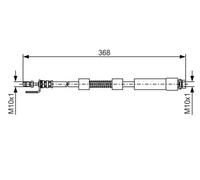 BOSCH 1 987 476 059 Latiguillo de freno