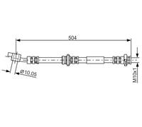 BOSCH 1 987 476 996 Latiguillo de freno