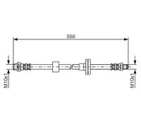 BOSCH 1 987 481 056 Latiguillo de freno