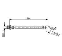 BOSCH 1 987 481 884 Latiguillo de freno
