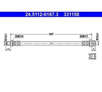 Tubo de freno flexible 24.5112-0187.3 ATE para FIAT LANCIA