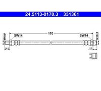 Tubo de freno flexible 24.5113-0170.3 ATE para VW TRANSPORTER T4 Autobús