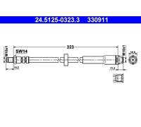 Latiguillo de freno ATE 24.5125-0323.3