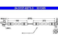 Tubo de freno flexible 24.5157-0273.3 ATE para BMW X5