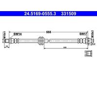 Latiguillo de freno ATE 24.5169-0555.3