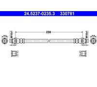 Tubo de freno flexible 24.5237-0235.3 ATE para MERCEDES-BENZ VW