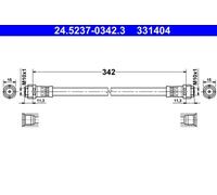 Tubo de freno flexible 24.5237-0342.3 ATE para MERCEDES-BENZ CLASE A