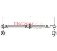 Tubo de freno flexible 4110131 METZGER para NISSAN X-TRAIL I