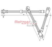 METZGER 4110394 Latiguillo de freno