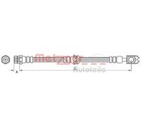 Tubo de freno flexible 4110881 METZGER para SEAT AUDI VW SKODA
