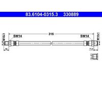 ATE 83.6104-0315.3 Latiguillo de freno