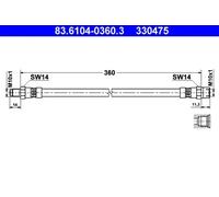 Tubo de freno flexible 83.6104-0360.3 ATE para MERCEDES-BENZ BMW