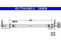 Frenado > Hidráulica > Latiguillo de freno