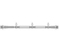 Tubo de freno flexible con rosca interna 24.901 QUICK BRAKE para CHRYSLER