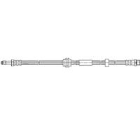 Tubo de freno flexible con rosca interna 35.910 QUICK BRAKE para VOLVO C30 V50