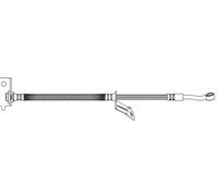 Tubo de freno flexible con rosca interna 50.734 QUICK BRAKE para HYUNDAI ix20