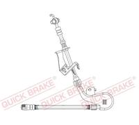 Tubo de freno flexible con rosca interna 58.887X QUICK BRAKE para PEUGEOT