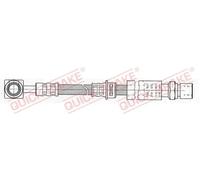 Tubo de freno flexible con rosca interna 58.949 QUICK BRAKE para SAAB 9-5