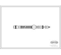 Tubo de freno flexible Eje delantero 19018160 CORTECO para PEUGEOT 405 I 405 II