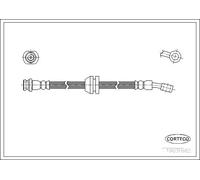 Tubo de freno flexible Eje delantero 19031682 CORTECO para CHEVROLET DAEWOO