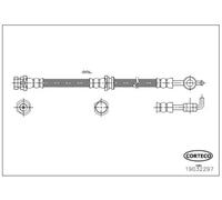Tubo de freno flexible Eje delantero 19032297 CORTECO para MAZDA 323 S IV MX-3