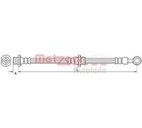 Manguera De Freno Original METZGER 4110670 Para Hyundai KIA