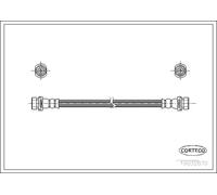 Tubo de freno flexible Eje trasero 19032870 CORTECO para MAZDA TRIBUTE