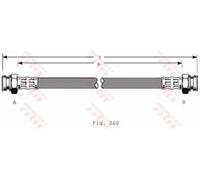 Tubo de freno flexible Rosca interior PHA368 TRW para MAZDA MX-3 MX-6 323 S V