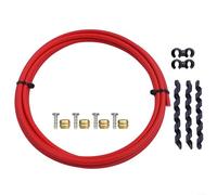 Tubo de freno hidráulico para bicicleta 2M Kit de goma diseñado para Magura Series (para Mt4 para Mt8) con herramientas esenciales de instalación (rojo)