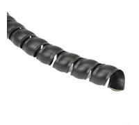 Tubo de gestión de cables enrollado en espiral protector de alambre para mangueras hidráulicas, hecho de PE ignífugo, protege los cables de daños, adecuado para la organización de cables de oficina y