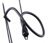 Tubo de goma de alta resistencia de 30 cm, goma negra de alta resistencia | Silicona de alto impacto, ajuste flexible, evita torceduras, 30 cm de longitud, ideal para caza y práctica de objetivo