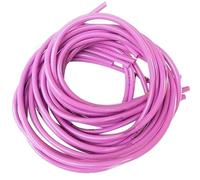 Tubo de goma de látex, manguera de combustible de gasolina, multicolor, 5 mm de diámetro interior, 8 mm de diámetro exterior, 1 metro para drenaje de aceite, agua, aire y gas (morado)