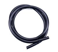 Tubo de goma de látex, manguera de goma de silicona para combustible de gasolina, 5 x 8 mm, 1 metro, multicolor alto (negro)