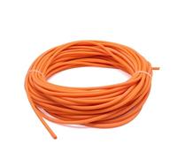 Tubo de goma de silicona, tubo de plástico, manguera de aire de 1,6mm a 17mm, tubo de drenaje elástico de alta resistencia, 5 metros(Oranje,2mm x 4mm)