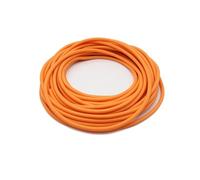 Tubo de goma de silicona, tubo de plástico, manguera de aire, tubo elástico de alta resistencia naranja, elástico de drenaje de 1,6mm a 17mm(Id 1.7mm X 4.5mm Od,3 Meters)