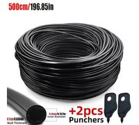 Tubo de goteo, manguera de riego de PVC, 4/7 mm, de microirrigación para hogar, jardín, patio, césped, paisajismo, , plantas, flores, tubería de suministro de agua para jardín