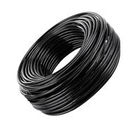 Tubo de goteo para riego de jardín, manguera de riego, tubo de riego negro, manguera de agua de jardín flexible de PVC, sistemas de riego para invernadero 8mm 5m(16ft)