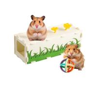Tubo de hámster, Rectangular Pet Resting - de tubo enano - Hamster Gerbil Hedgehog Chinchilla Bunny Ferret Guinea