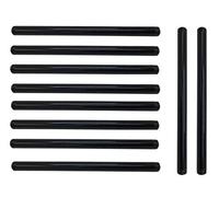 Tubo de hierro fundido Mallealbe de 3/4 pulgadas, precortado, acero industrial negro, se adapta a pezones y accesorios estándar de 10 pulgadas (10 pulgadas de longitud)