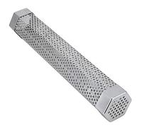 Tubo de humo de 12 pulgadas para ahumador de pellets, tubo de ahumador de pellets de acero inoxidable, caja portátil para fumar para barbacoa, una forma fácil y segura de fumar (Hexagonal)