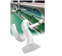 Tubo de humo de soldadura ajustable con rotación de 360°, brazo flexible de extracción de humos de soldadura, for ventilación industrial(2 x 31.5 inches)