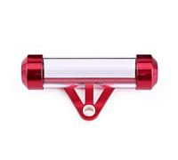 Tubo de impuestos universal para motocicletas, Moto Moto Seguro Tubo de disco de impuestos Marco de soporte cilíndrico Impermeable(rojo)