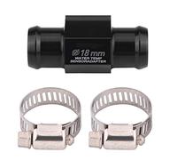 Tubo de junta de temperatura del agua, Adaptador de sensor de temperatura de motocicleta de aluminio, Tubo de junta de medidor de temperatura del medidor de temperatura del agua(18mm)