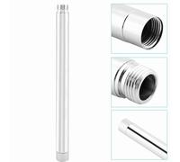 Tubo de la cabeza de ducha Tubo de floración Spray Heavy Extension Altura del brazo Varilla extensor 10 pulgadas hechas de 304 Piece de tubería de ducha de acero inoxidable Cromo (10 Inch)