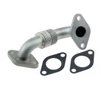 NTY Tubería de Hardware ENFRIADOR EGR 1.9TDI 038131521CC Plateado (1 Unid., Metal, Reparación y mantenimiento de vehículos)